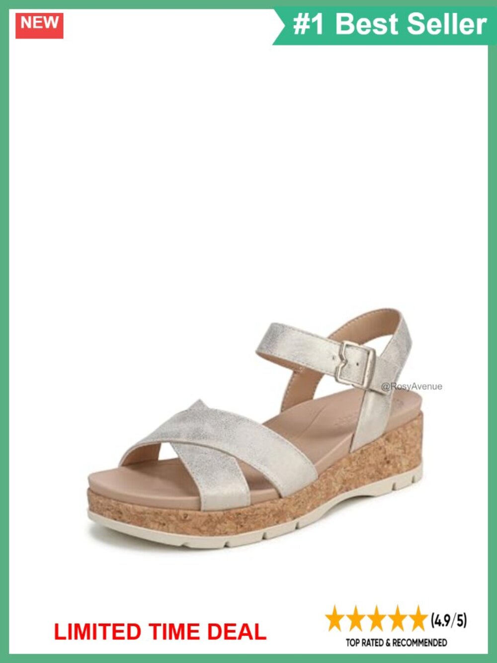Women's Faux Leather Block Heel Slingback Sandals Round Toe Buckle